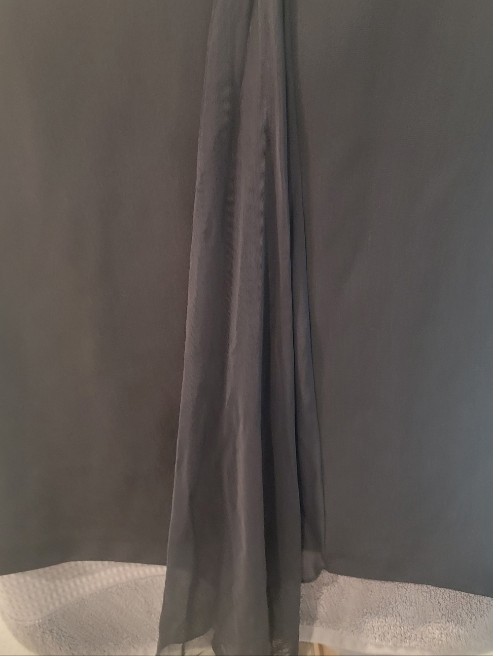 Source Unknown Black Maxi Dress with Sheer Insets - Picture 10 of 12